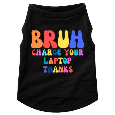 Groovy Bruh Charge Your Laptop Doggie Tank