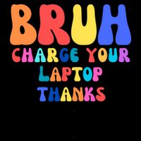 Groovy Bruh Charge Your Laptop Wool Snapback Cap
