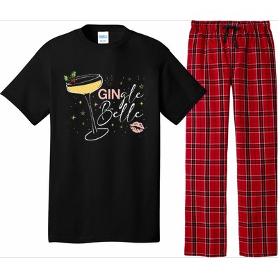 Gingle Belle Christmas Drink Cocktail Xmas Bartender Holiday Pajama Set