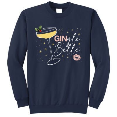 Gingle Belle Christmas Drink Cocktail Xmas Bartender Holiday Sweatshirt