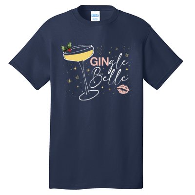 Gingle Belle Christmas Drink Cocktail Xmas Bartender Holiday Tall T-Shirt