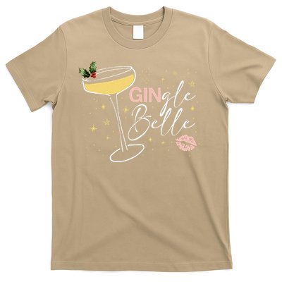 Gingle Belle Christmas Drink Cocktail Xmas Bartender Holiday T-Shirt