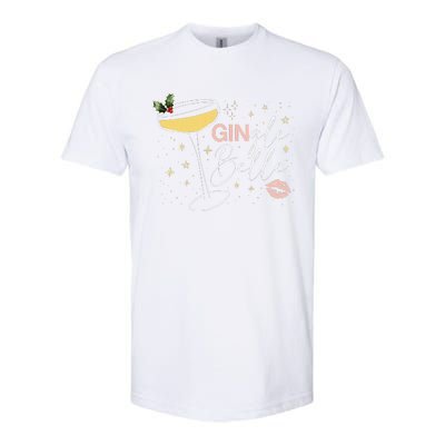 Gingle Belle Christmas Drink Cocktail Xmas Bartender Holiday Softstyle CVC T-Shirt