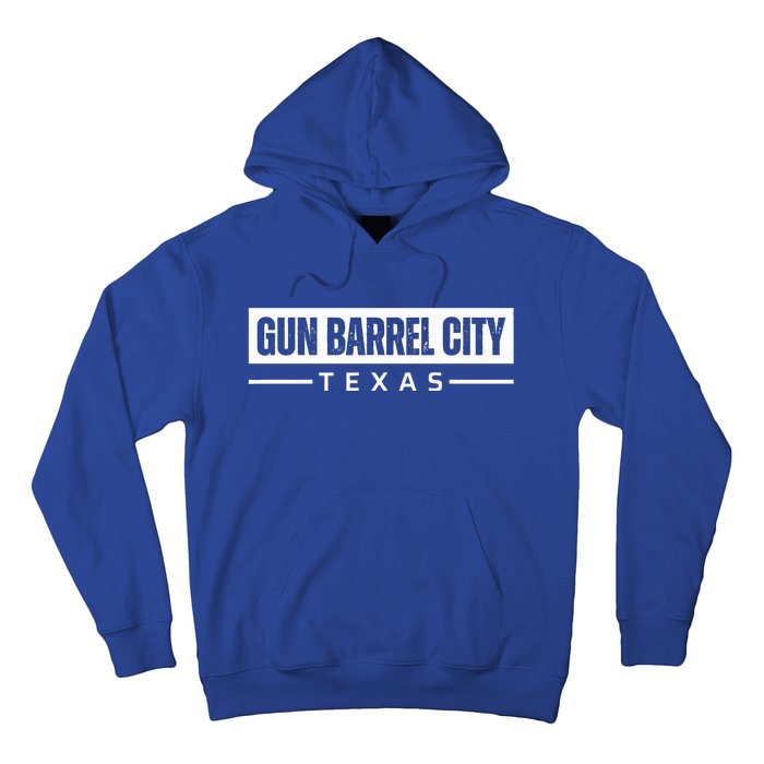 Gun Barrel City Texas Vintage Retro Souvenirs Hoodie