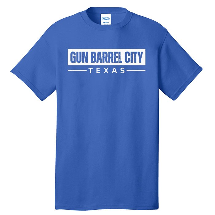 Gun Barrel City Texas Vintage Retro Souvenirs Tall T-Shirt