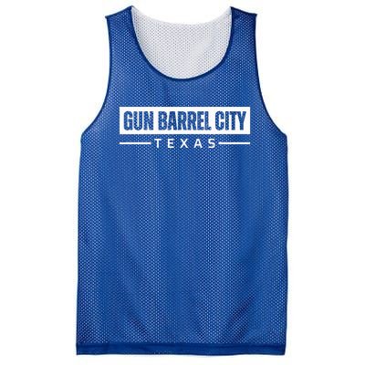 Gun Barrel City Texas Vintage Retro Souvenirs Mesh Reversible Basketball Jersey Tank