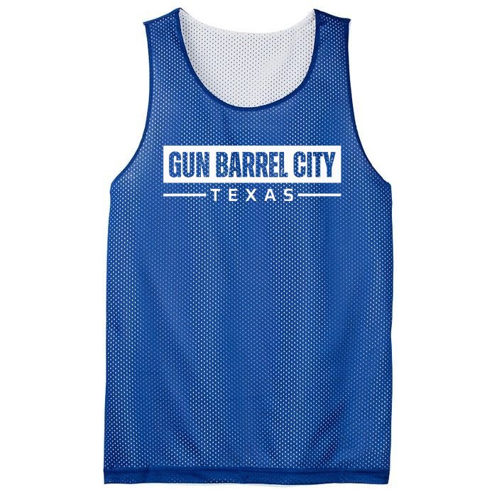 Gun Barrel City Texas Vintage Retro Souvenirs Mesh Reversible Basketball Jersey Tank