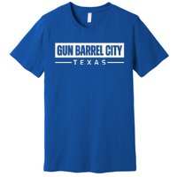 Gun Barrel City Texas Vintage Retro Souvenirs Premium T-Shirt