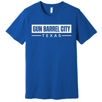 Gun Barrel City Texas Vintage Retro Souvenirs Premium T-Shirt