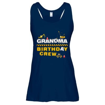 Grandma Birthday Crew Construction Family Birthday Party Ladies Essential Flowy Tank