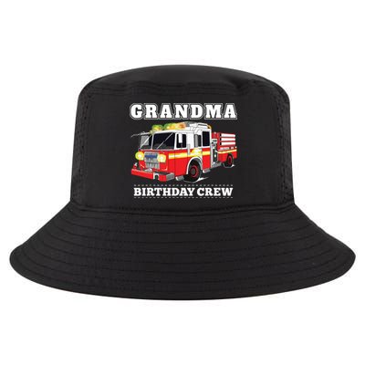 Grandma Birthday Crew Fire Truck Firefighter Fireman Party Cool Comfort Performance Bucket Hat