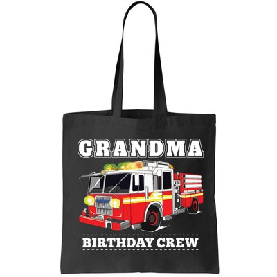 Grandma Birthday Crew Fire Truck Firefighter Fireman Party Bag