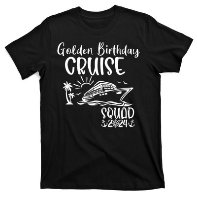 Golden Birthday Cruise Squad 2024 Holiday Trip Family Matching T-Shirt