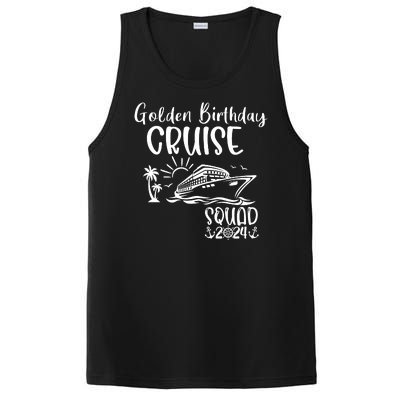 Golden Birthday Cruise Squad 2024 Holiday Trip Family Matching PosiCharge Competitor Tank