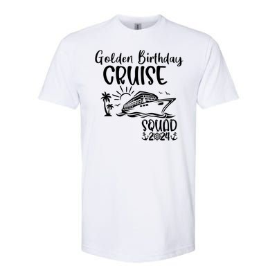 Golden Birthday Cruise Squad 2024 Holiday Trip Family Matching Softstyle CVC T-Shirt