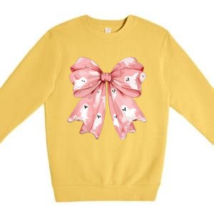 Ghost Bow Coquette Premium Crewneck Sweatshirt