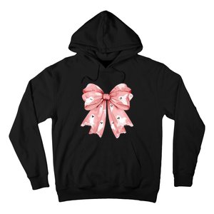 Ghost Bow Coquette Hoodie