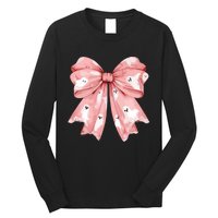 Ghost Bow Coquette Long Sleeve Shirt