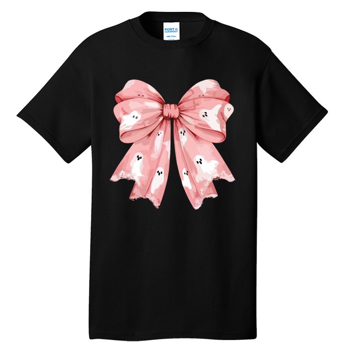 Ghost Bow Coquette Tall T-Shirt