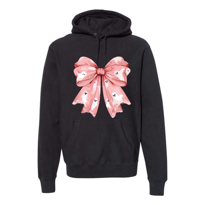 Ghost Bow Coquette Premium Hoodie