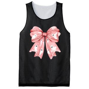 Ghost Bow Coquette Mesh Reversible Basketball Jersey Tank