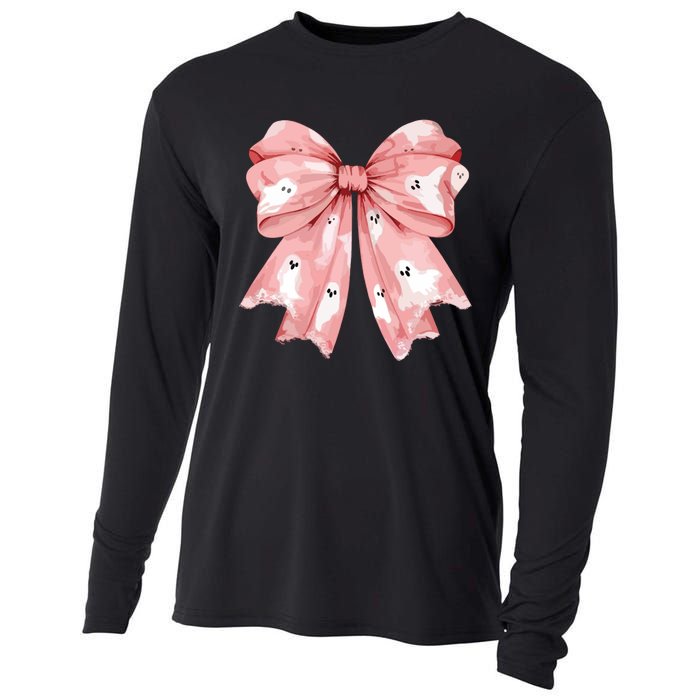 Ghost Bow Coquette Cooling Performance Long Sleeve Crew