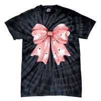 Ghost Bow Coquette Tie-Dye T-Shirt