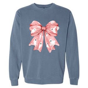 Ghost Bow Coquette Garment-Dyed Sweatshirt