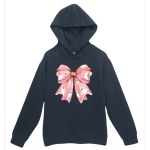 Ghost Bow Coquette Urban Pullover Hoodie