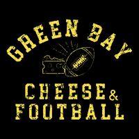 Green Bay Cheese & Football Distressed Gift 16 in Basic Backpack