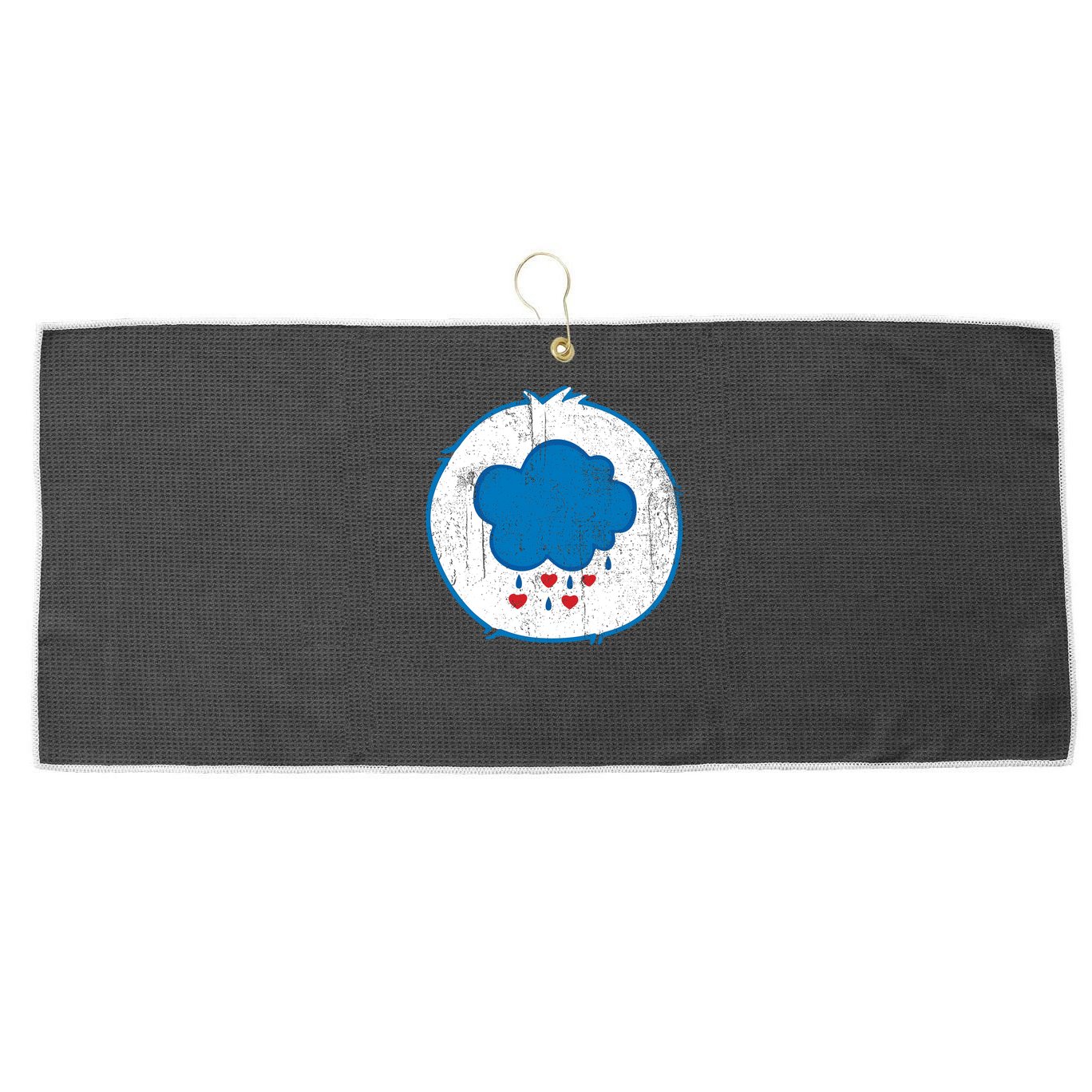 Grumpy Bear Costume Boy Retro Large Microfiber Waffle Golf Towel