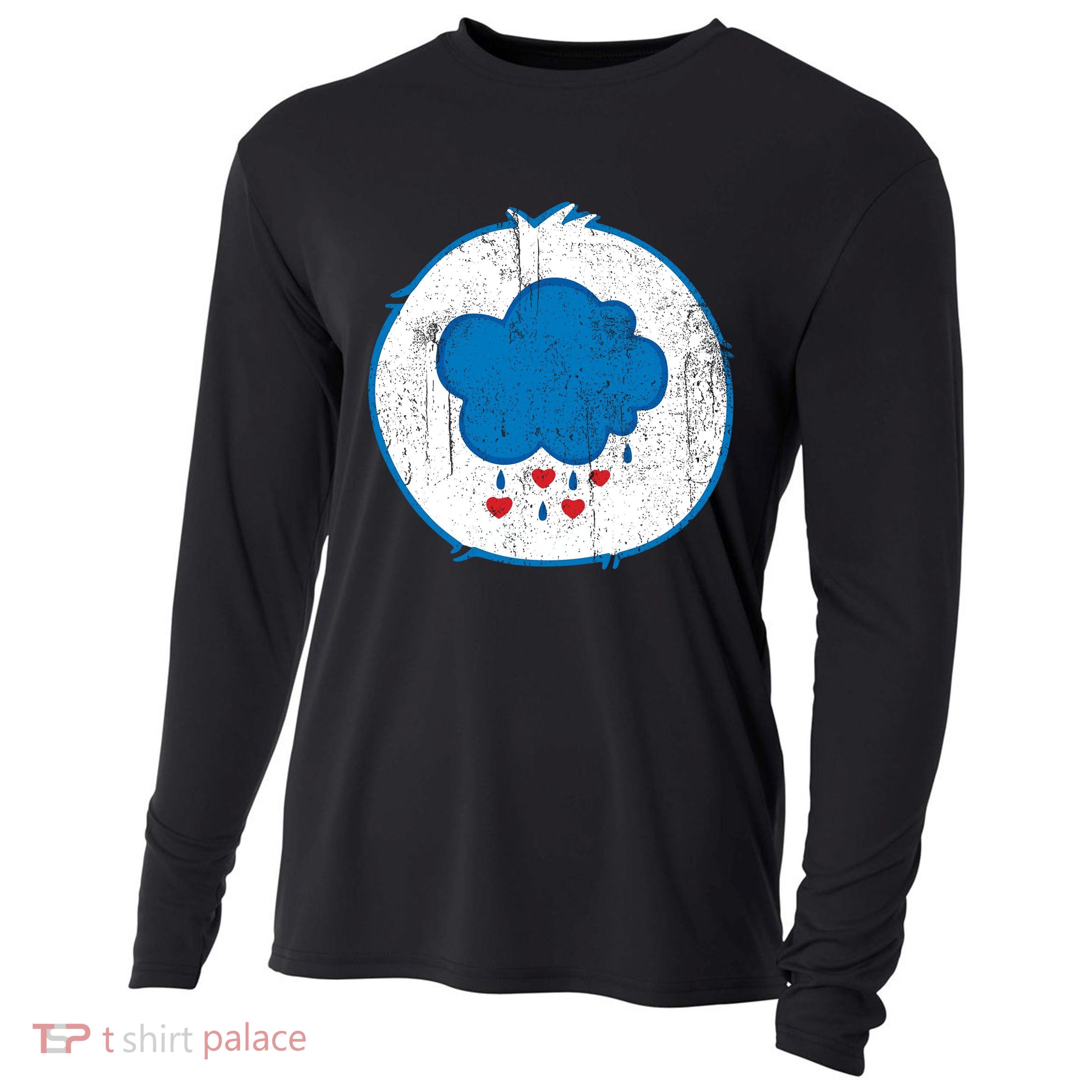 Grumpy Bear Costume Boy Retro Cooling Performance Long Sleeve Crew