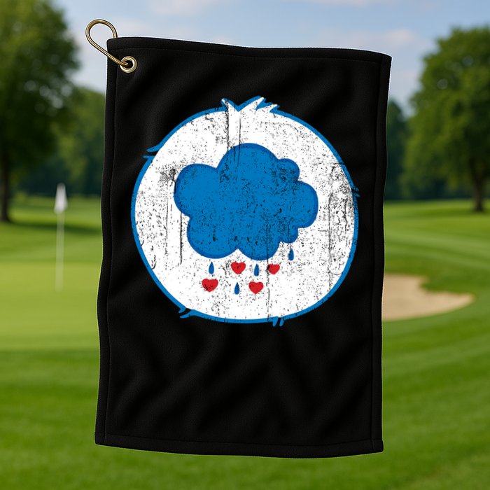 Grumpy Bear Costume Boy Retro Golf Towel