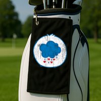 Grumpy Bear Costume Boy Retro Golf Towel