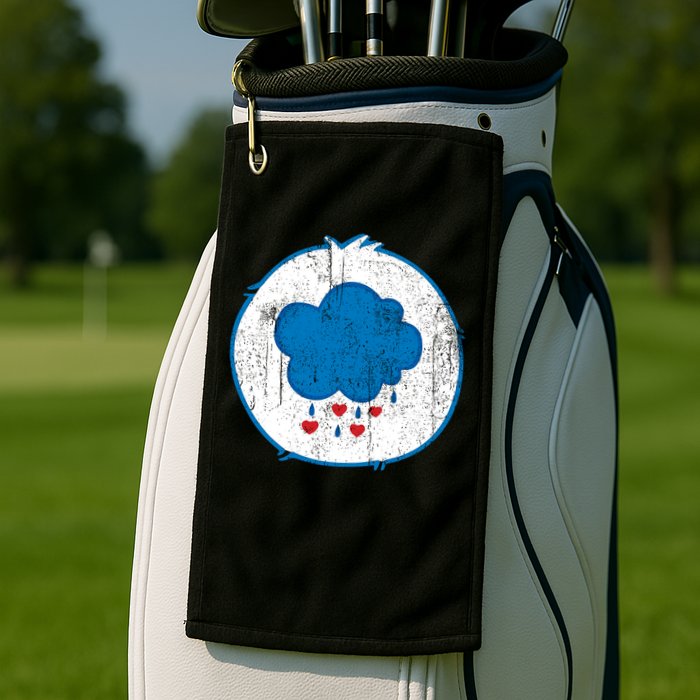 Grumpy Bear Costume Boy Retro Golf Towel