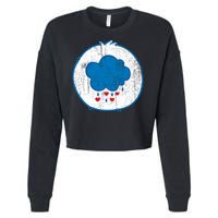 Grumpy Bear Costume Boy Retro Cropped Pullover Crew