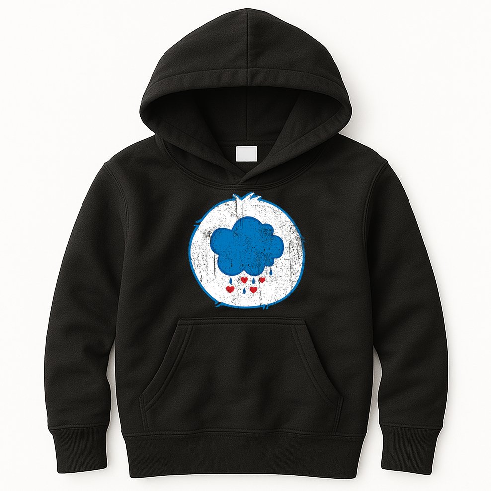 Grumpy Bear Costume Boy Retro Kids Hoodie