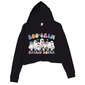 Groovy Boo Crew Retail Buyer Halloween Cute Ghost Crop Fleece Hoodie