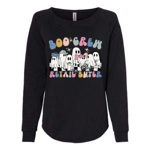 Groovy Boo Crew Retail Buyer Halloween Cute Ghost Womens California Wash Sweatshirt