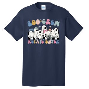 Groovy Boo Crew Retail Buyer Halloween Cute Ghost Tall T-Shirt