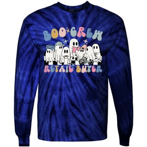 Groovy Boo Crew Retail Buyer Halloween Cute Ghost Tie-Dye Long Sleeve Shirt