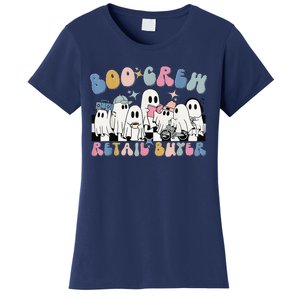 Groovy Boo Crew Retail Buyer Halloween Cute Ghost Women's T-Shirt