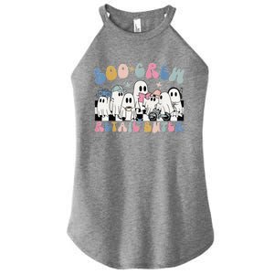 Groovy Boo Crew Retail Buyer Halloween Cute Ghost Women's Perfect Tri Rocker Tank