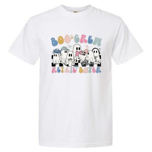 Groovy Boo Crew Retail Buyer Halloween Cute Ghost Garment-Dyed Heavyweight T-Shirt