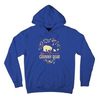 Granny Bear Christmas Family Flower Grandma Xmas Cute Gift Hoodie