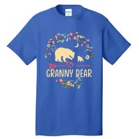 Granny Bear Christmas Family Flower Grandma Xmas Cute Gift Tall T-Shirt