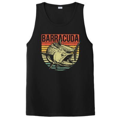 Great Barracuda Cuda Fishing Wildlife Saltwater Fish Art PosiCharge Competitor Tank