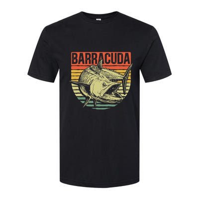 Great Barracuda Cuda Fishing Wildlife Saltwater Fish Art Softstyle CVC T-Shirt