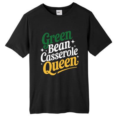 Green Bean Casserole Queen Funny Kitchen Queen Thanksgiving Tall Fusion ChromaSoft Performance T-Shirt