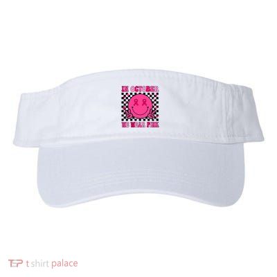 Groovy Breast Cancer Awareness In October We Wear Pink Visor
